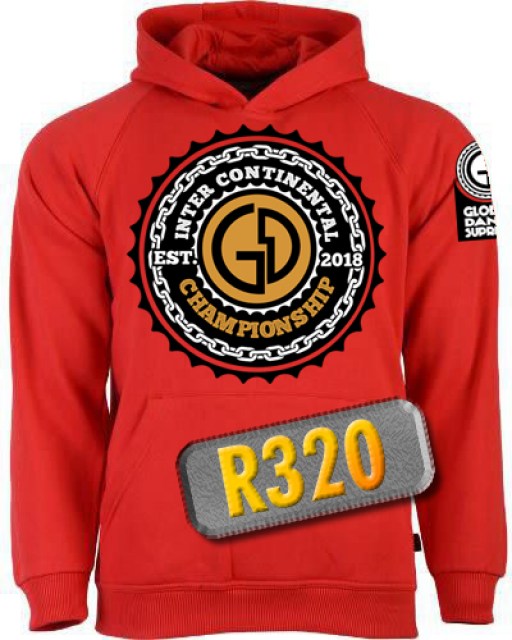 Unisex Inter-Continental Red hoodie - 1024